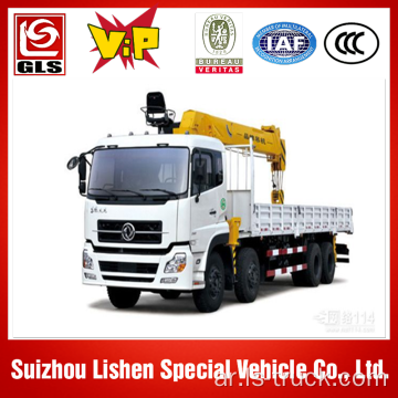 dongfeng 5.3-12 ton شاحنة ذات رافعات هيدروليكية